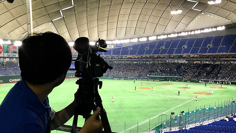 野球大会・収録・ビデオ撮影